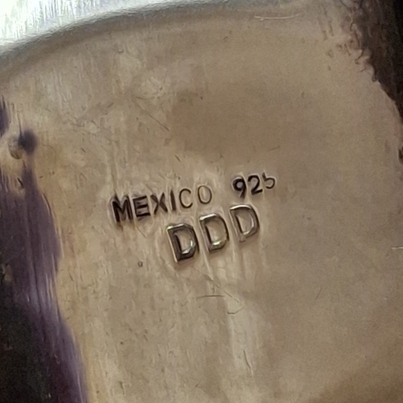 Dominique Dinouart Domingo designed Sterling Silver Cuff Bracelet Mexican Sterl - Picture 12 of 14